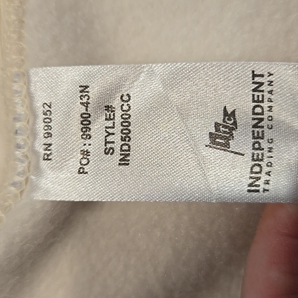 W.A.S.H.E.D. DADS ACADEMY SWEATSHIRT. SIZE LARGE.COLOR CREAM . - Picture 5 of 10